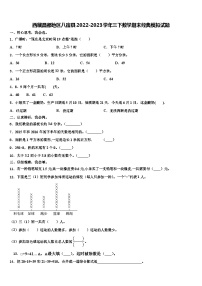 西藏昌都地区八宿县2022-2023学年三下数学期末经典模拟试题含解析