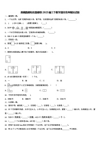 西藏昌都地区昌都县2023届三下数学期末统考模拟试题含解析