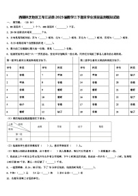 西藏林芝地区工布江达县2023届数学三下期末学业质量监测模拟试题含解析