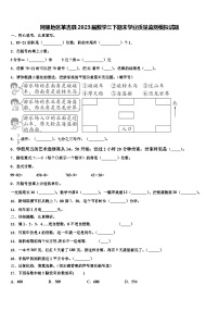 阿里地区革吉县2023届数学三下期末学业质量监测模拟试题含解析