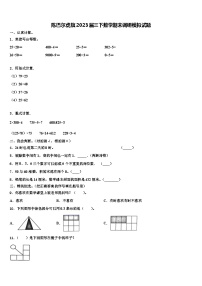 陈巴尔虎旗2023届三下数学期末调研模拟试题含解析