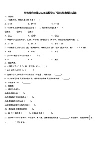 鄂伦春自治旗2023届数学三下期末经典模拟试题含解析