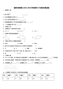 酒泉市肃州区2022-2023学年数学三下期末经典试题含解析