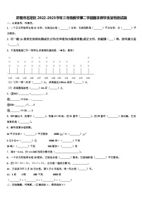 邵阳市北塔区2022-2023学年三年级数学第二学期期末教学质量检测试题含解析