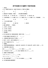 遂宁市蓬溪县2023届数学三下期末考试试题含解析