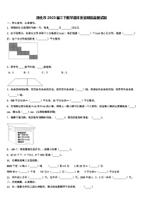 通化市2023届三下数学期末质量跟踪监视试题含解析