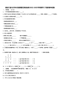 黑龙江省大庆市杜尔伯特蒙古族自治县2022-2023学年数学三下期末联考试题含解析