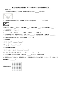 黑龙江省大庆市肇州县2023年数学三下期末检测模拟试题含解析