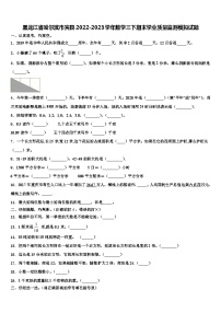 黑龙江省哈尔滨市宾县2022-2023学年数学三下期末学业质量监测模拟试题含解析