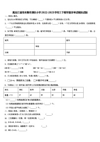 黑龙江省佳木斯市郊区小学2022-2023学年三下数学期末考试模拟试题含解析