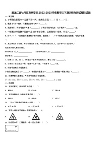 黑龙江省牡丹江市西安区2022-2023学年数学三下期末综合测试模拟试题含解析