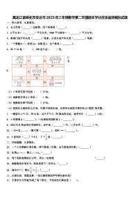 黑龙江省绥化市安达市2023年三年级数学第二学期期末学业质量监测模拟试题含解析