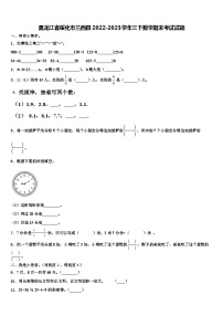 黑龙江省绥化市兰西县2022-2023学年三下数学期末考试试题含解析