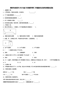 黄冈市麻城市2023届三年级数学第二学期期末达标检测模拟试题含解析