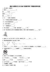 黑龙江省肇东市2023届三年级数学第二学期期末联考试题含解析