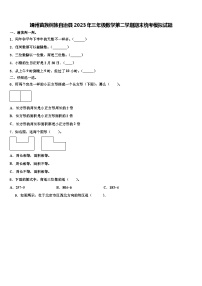 靖州苗族侗族自治县2023年三年级数学第二学期期末统考模拟试题含解析