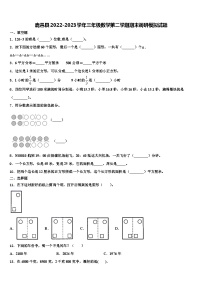 鹿邑县2022-2023学年三年级数学第二学期期末调研模拟试题含解析