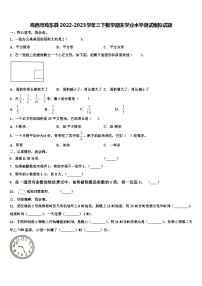 鸡西市鸡东县2022-2023学年三下数学期末学业水平测试模拟试题含解析