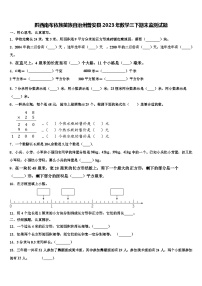 黔西南布依族苗族自治州普安县2023年数学三下期末监测试题含解析