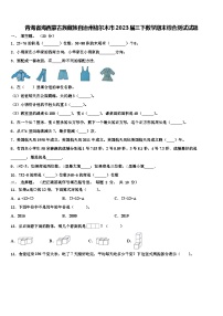 青海省海西蒙古族藏族自治州格尔木市2023届三下数学期末综合测试试题含解析