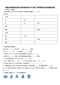 黔南布依族苗族自治州三都水族自治县2023届三下数学期末综合测试模拟试题含解析