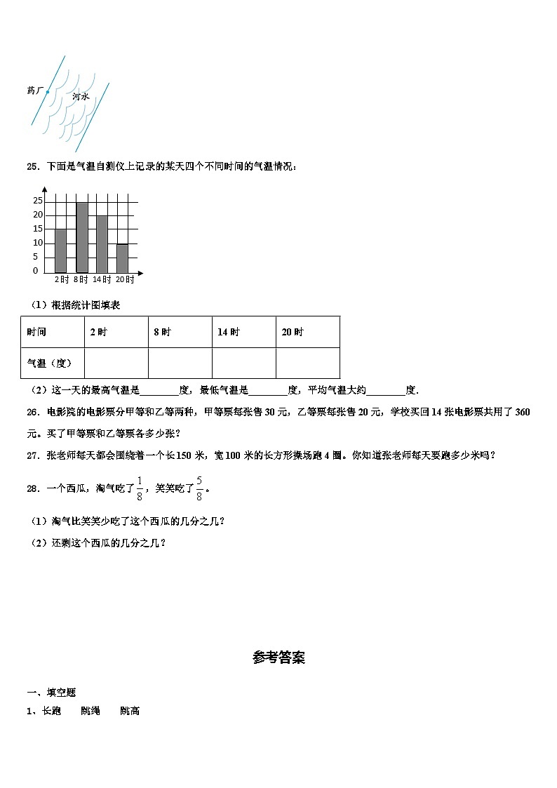 陕西省渭南市2022-2023学年三下数学期末考试试题含解析03