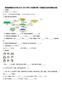 陕西省渭南市白水县2022-2023学年三年级数学第二学期期末达标检测模拟试题含解析