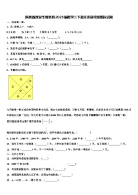 陕西省西安市周至县2023届数学三下期末质量检测模拟试题含解析