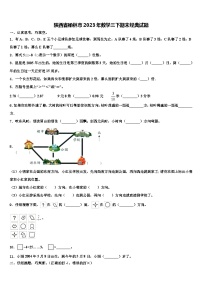 陕西省榆林市2023年数学三下期末经典试题含解析