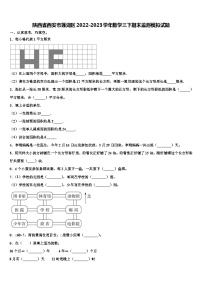 陕西省西安市莲湖区2022-2023学年数学三下期末监测模拟试题含解析