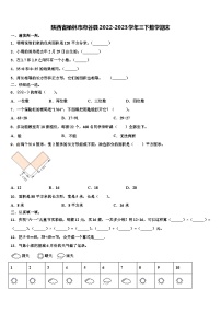 陕西省榆林市府谷县2022-2023学年三下数学期末含解析