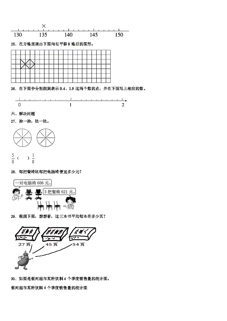 陕西省榆林市吴堡县子洲县2022-2023学年三下数学期末统考模拟试题含解析第3页