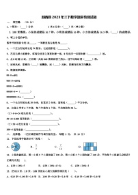 郧西县2023年三下数学期末检测试题含解析