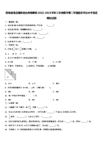 青海省海北藏族自治州海晏县2022-2023学年三年级数学第二学期期末学业水平测试模拟试题含解析