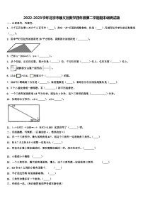 2022-2023学年北京市顺义区数学四年级第二学期期末调研试题含解析