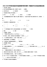 2022-2023学年四川省宜宾市南溪县数学四年级第二学期期末学业质量监测模拟试题含解析