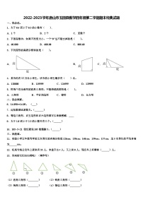 2022-2023学年唐山市玉田县数学四年级第二学期期末经典试题含解析