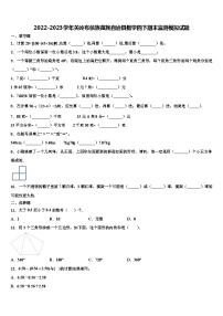 2022-2023学年关岭布依族苗族自治县数学四下期末监测模拟试题含解析