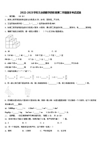 2022-2023学年久治县数学四年级第二学期期末考试试题含解析