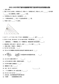 2022-2023学年宁德市霞浦县数学四下期末教学质量检测模拟试题含解析