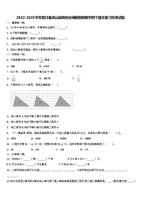 2022-2023学年四川省凉山彝族自治州越西县数学四下期末复习检测试题含解析