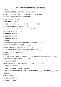 2022-2023学年上栗县数学四下期末调研试题含解析