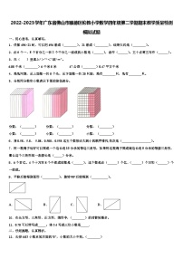 2022-2023学年广东省佛山市顺德区伦教小学数学四年级第二学期期末教学质量检测模拟试题含解析