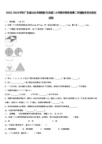 2022-2023学年广东省汕头市潮阳区文光镇二小学数学四年级第二学期期末综合测试试题含解析