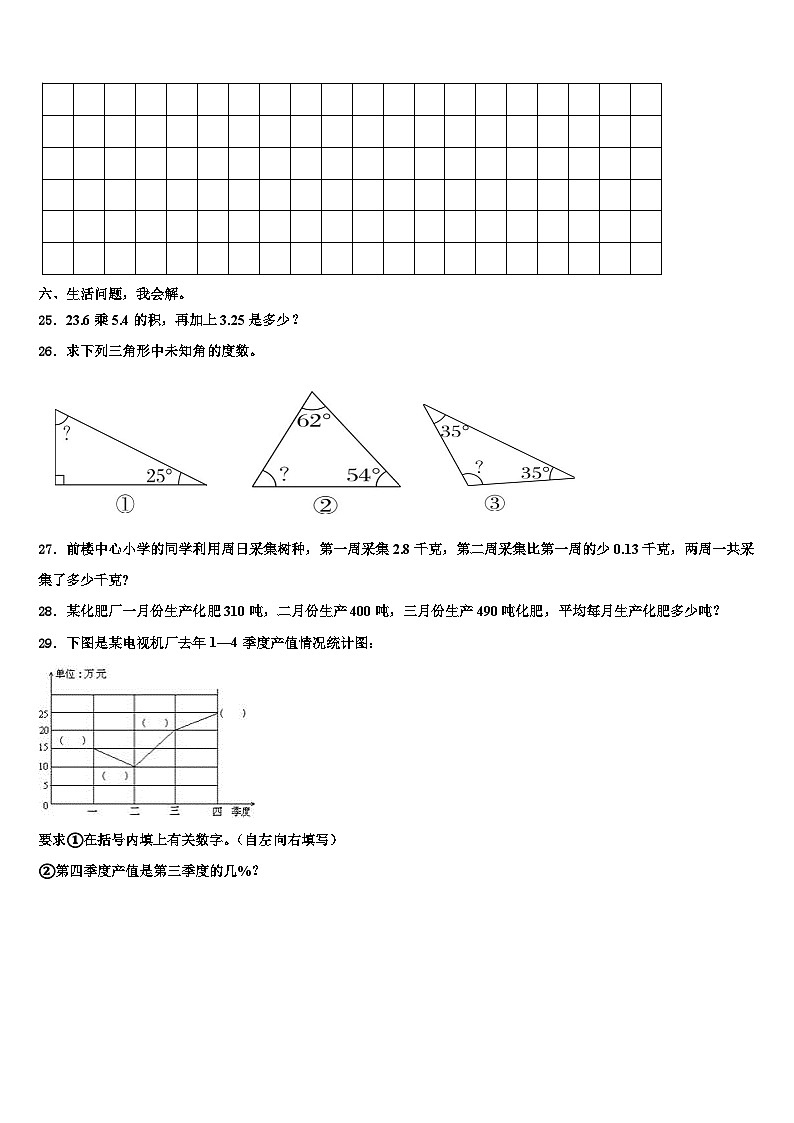 2022-2023学年广东省汕头市澄海区数学四下期末考试试题含解析第3页