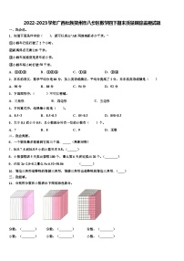 2022-2023学年广西壮族贺州市八步区数学四下期末质量跟踪监视试题含解析