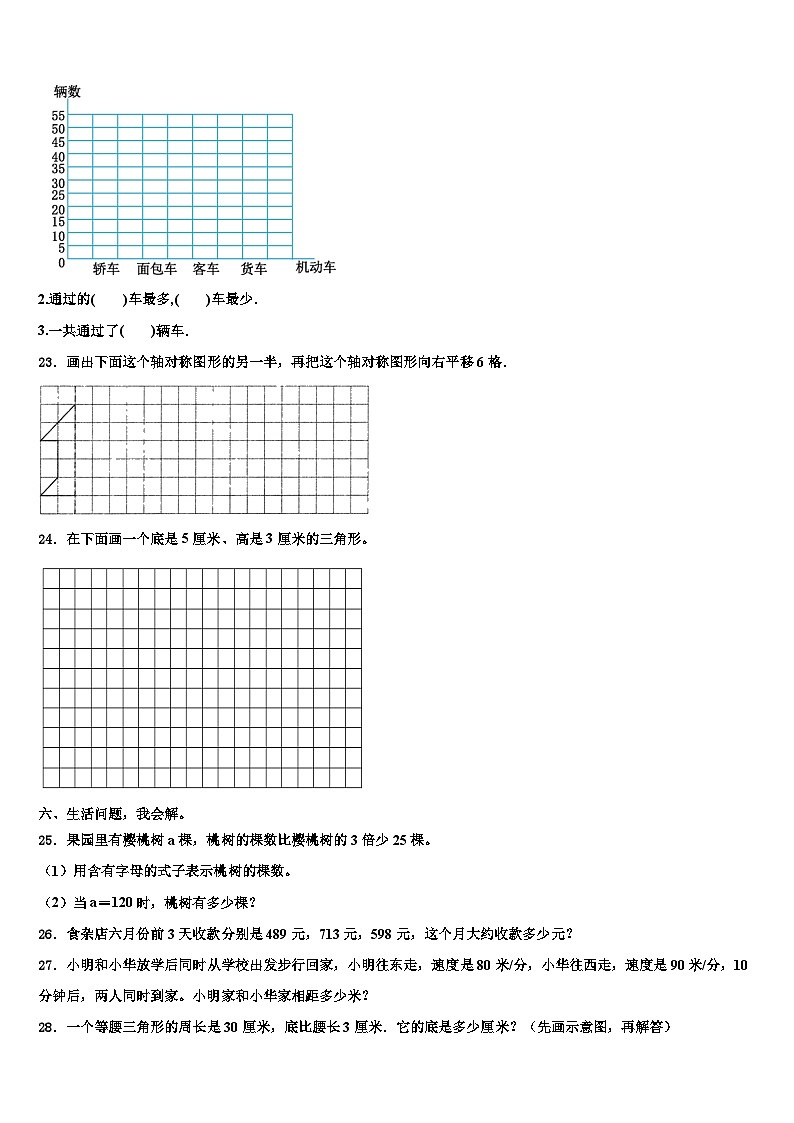 2022-2023学年江苏省常州市天宁区博爱路小学数学四年级第二学期期末检测试题含解析03