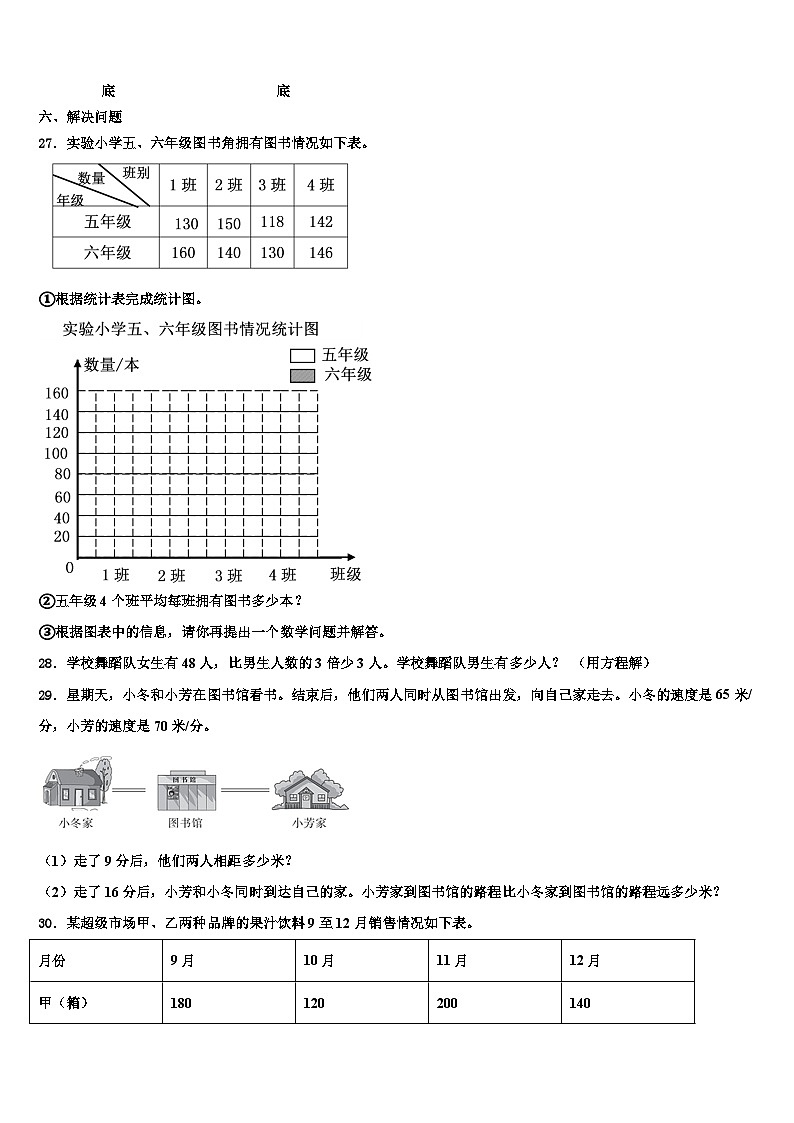 2022-2023学年江苏省徐州市新沂市四年级数学第二学期期末达标检测模拟试题含解析03