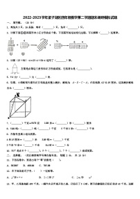 2022-2023学年梁子湖区四年级数学第二学期期末调研模拟试题含解析