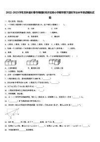 2022-2023学年吉林省长春市绿园区经开实验小学数学四下期末学业水平测试模拟试题含解析